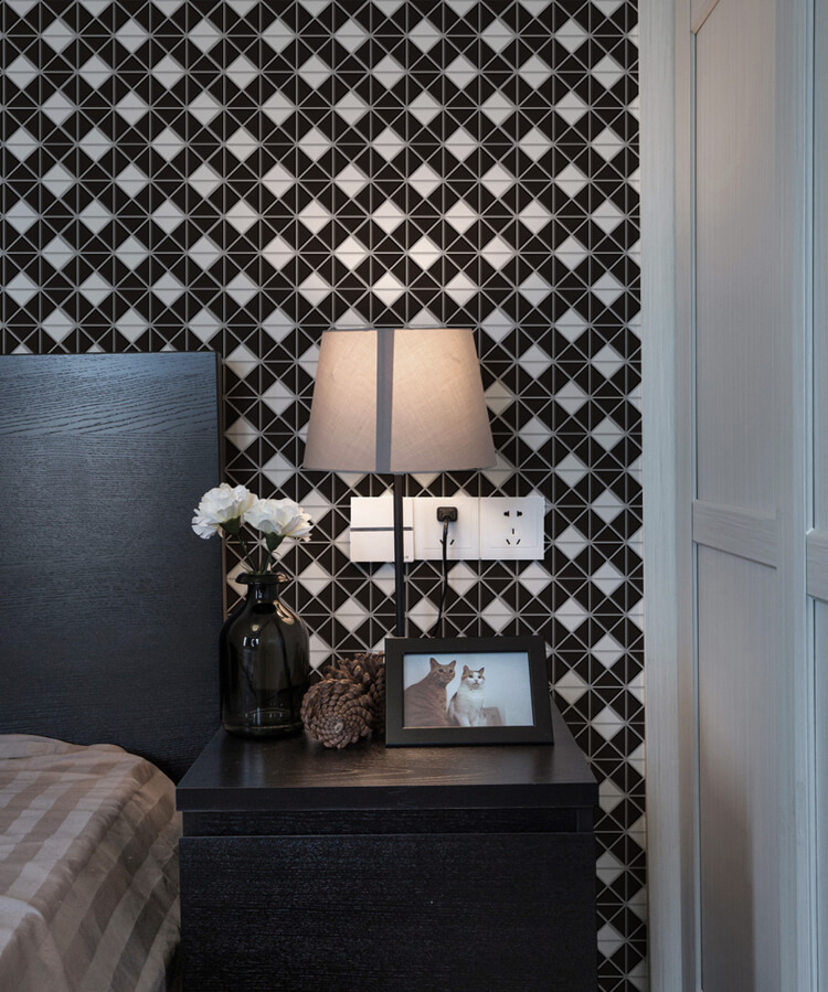 TR2-MWB-DD03C_black wall decor for bedroom