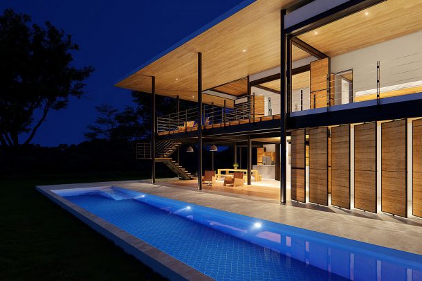triangle swimming pool