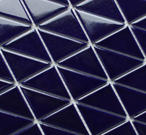 TR2-SA-P4Z_federal blue 2 inch porcelain triangle mosaic tiles for pool piscine