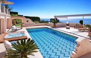 Choose a surface pattern when pool design