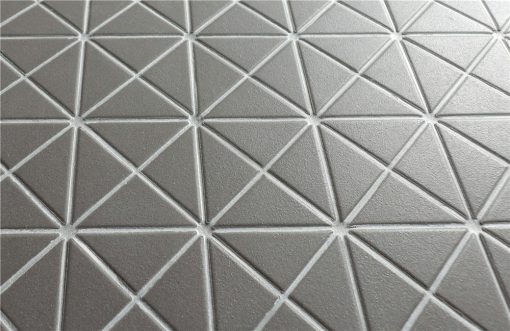 T2-CSG-PC-unglazed gray triangular tiles mosaic (2)