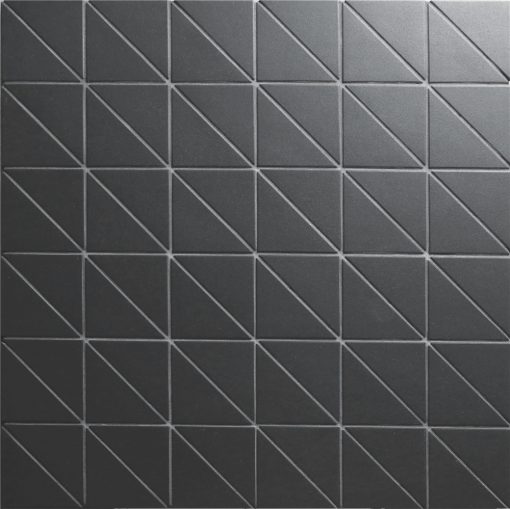 T4-CSB-PL_4 inch unglazed porcelain triangle mosaic geometric black tile (3)