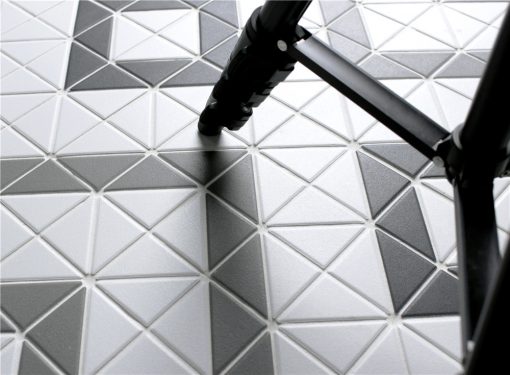 T2-CSD-KP-2 inch unglazed triangle geometric floor tile design (1)