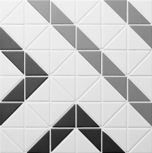 T2-CSD-KP-2 inch unglazed triangle geometric floor tile design (2)