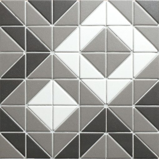 T2-CSD-GW-unglazed 2 inch porcelain triangle geometric tiles mosaic (1)
