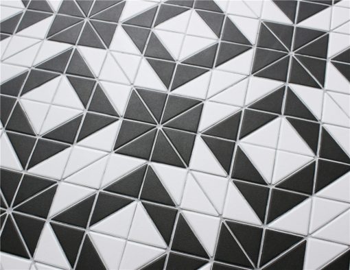 T2-CS-MQB-2 inch fullbody black white porcelain geometric mosaic kitchen floor tiles (4)