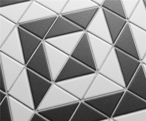T2-CS-TTA-2 inch black and white time tunnel a pattern geometric tile wall triangle mosaic (2)