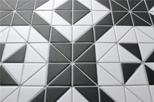 T2-CS-WM-2 inch fullbody porcelain black white windmill geometric mosaic floor tile patterns (5)