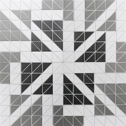 T2-CSD-FM-2 inch porcelain unglazed geometric pattern tiles triangle mosaic (2)