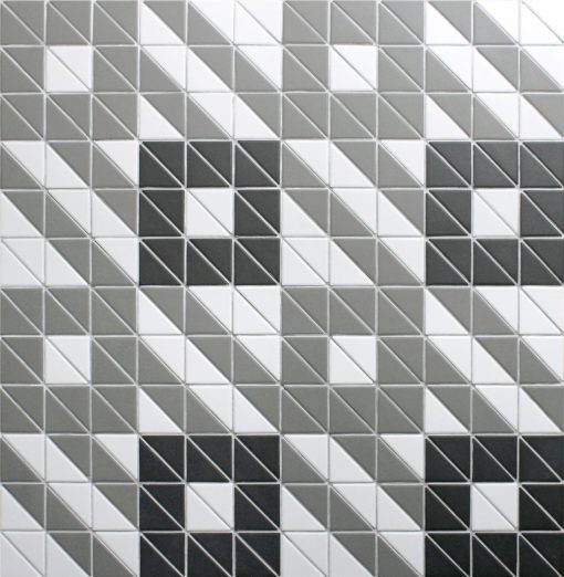 T2-CSD-MR-unglazed porcelain geometric floor tile triangle mosaic (2)