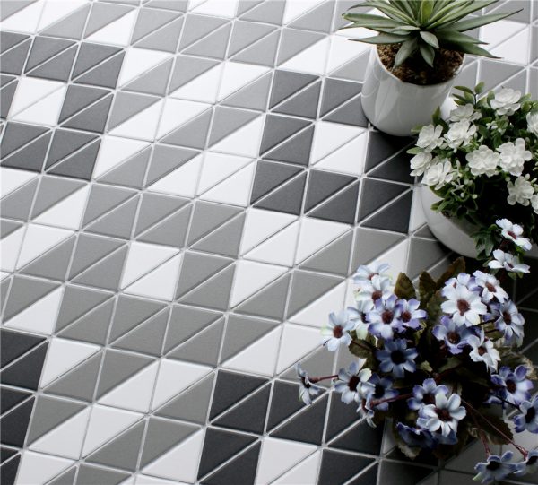 T2-CSD-MR-unglazed porcelain geometric floor tile triangle mosaic (3)