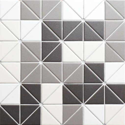T2-CSD-TE-2 inch unlgazed porcelain triangle tetris pattern geometric wall tiles (1)