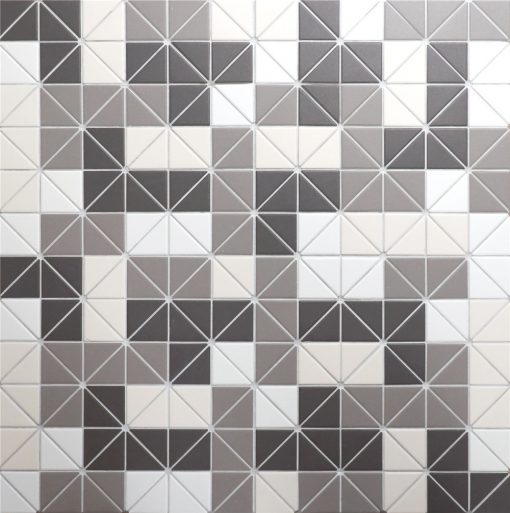 T2-CSD-TE-2 inch unlgazed porcelain triangle tetris pattern geometric wall tiles (2)