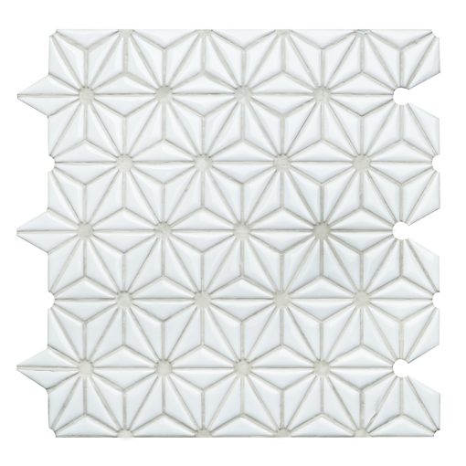 CZG204CD-wholesale mini triangle flower pattern porcelain white mosaic tiles backsplash (3)