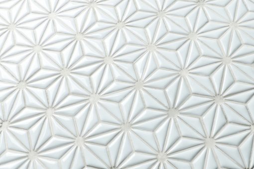 CZG204CD-wholesale mini triangle flower pattern porcelain white mosaic tiles backsplash (5)