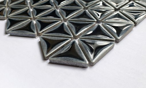 ZOB1103-foshan supplier concave dark blue porcelain triangle mosaic tiles (5)