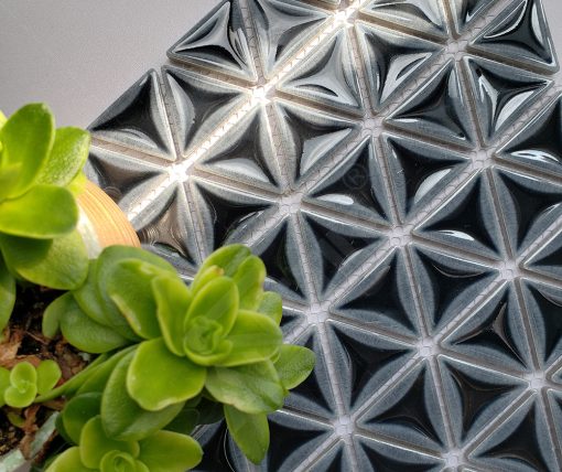 ZOB1103-foshan supplier concave dark blue porcelain triangle mosaic tiles (7)