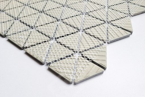 ZOB1313-foshan wholesale glazed concave triangle shape grey porcelain mosaic tiles for bathroom designs (7)