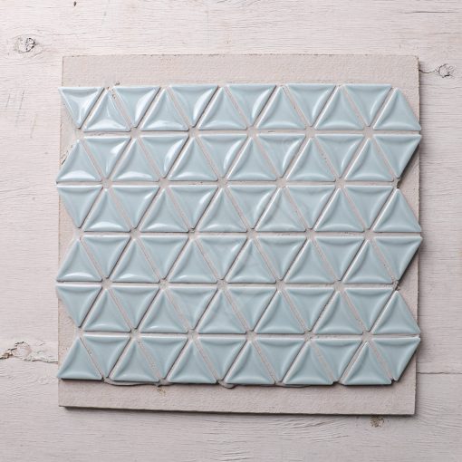 ZOB1611-foshan wholesale 2 inch concave porcelain triangle shape light blue mosaic tiles (4)