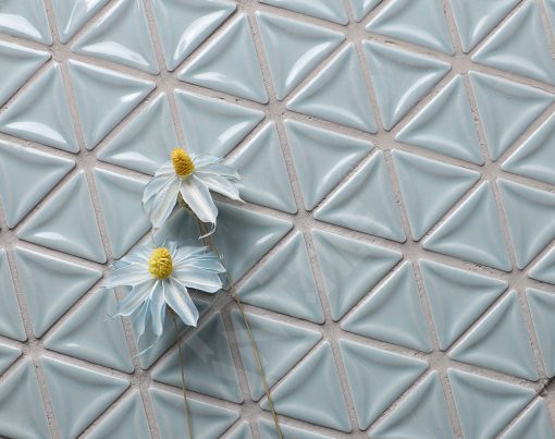 ZOB1611-foshan wholesale 2 inch concave porcelain triangle shape light blue mosaic tiles (7)