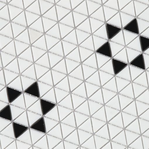 ZOJ2903-Star Pattern Triangle Shape Hot Melting Glass Mosaic (1)