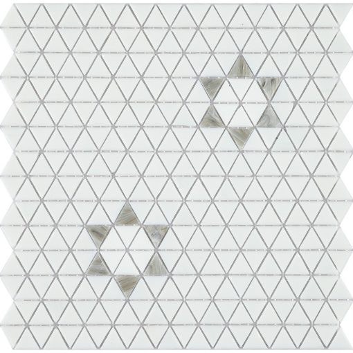 ZOJ2903-Star Pattern Triangle Shape Hot Melting Glass Mosaic (5)