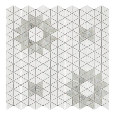 ZOJ2908-Geometric Triangle Star Pattern Mixed Hot Melt Glass Mosaic Wall Tiles (2)