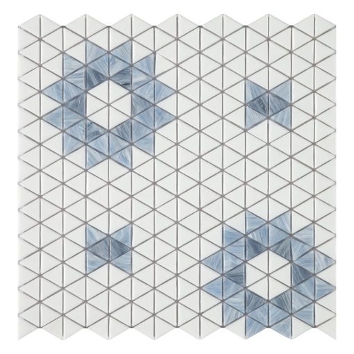 ZOJ2908-Geometric Triangle Star Pattern Mixed Hot Melt Glass Mosaic Wall Tiles (3)
